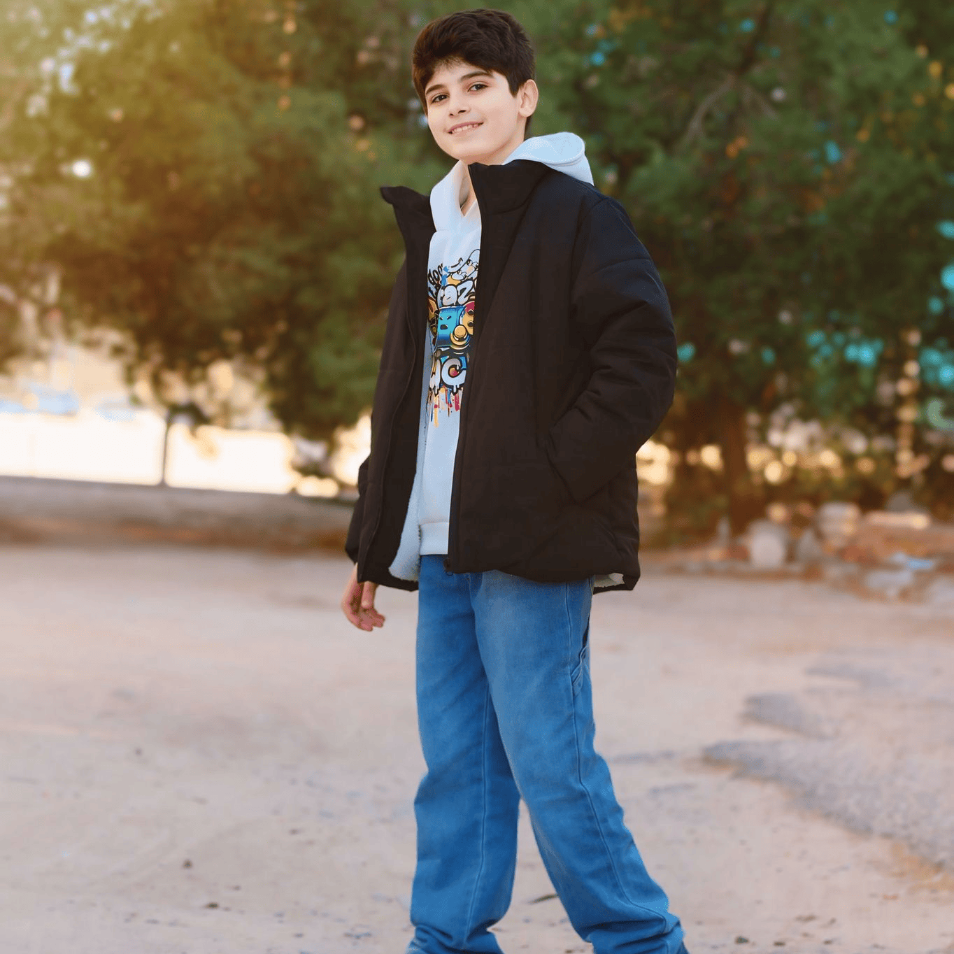 KM40, male kid, fashion model