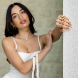 jewelry photoshoot, model